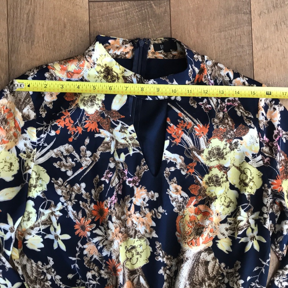 Lucca Couture Keyhole Romper in Floral in Medium - Picture 5 of 8